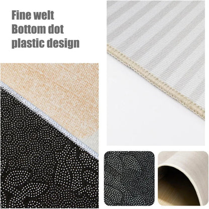 VIKAMA Cartoon City Transport Living Room Rug Children's Bedroom Playroom Mat Non-Slip Play Mat Crawling Mat Home Decor