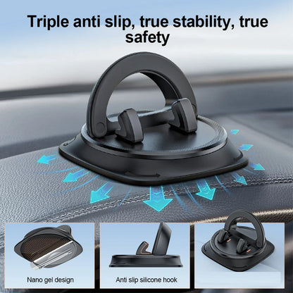 360 Degree Rotation Car Phone Holder Dashboard Stand Bracket Universal for iPhone Samsung Xiaomi Huawei Car Accessories