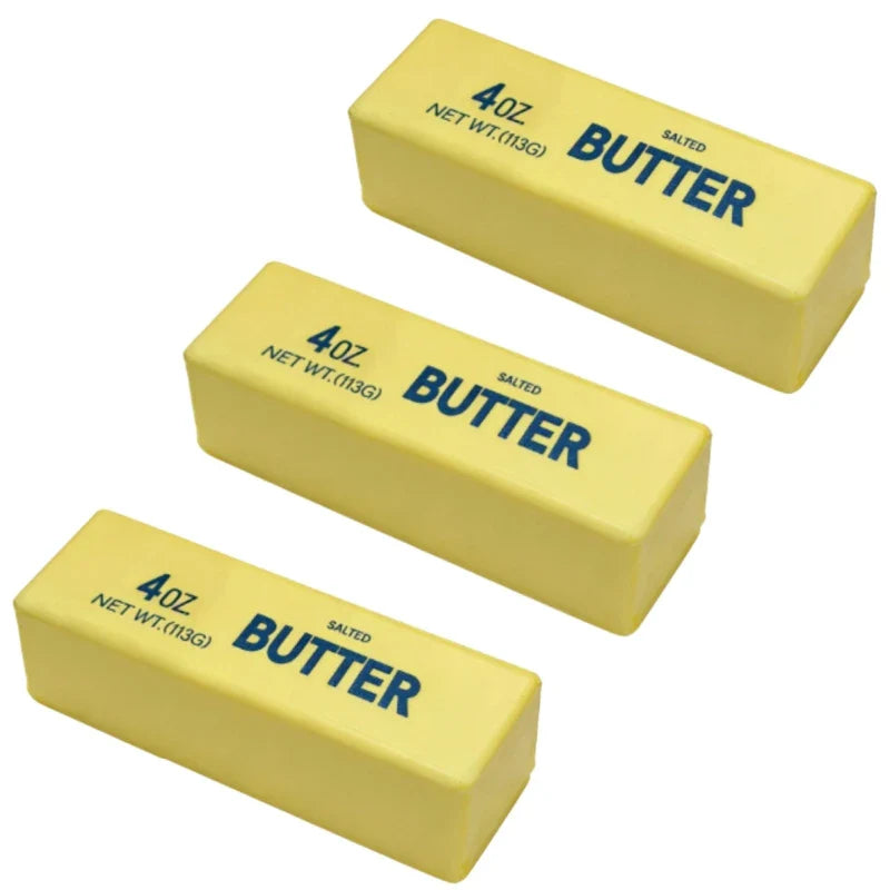 Butter Stick Squishy Fidget Toys Funny Squeeze Elastic Cheese Toy Unzip Slow Rise Squeeze Prank Children's Birthday Gift