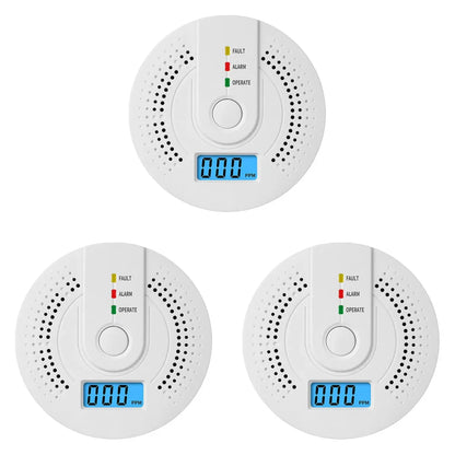 Digital Carbon Monoxide Detector CO Alarm Detector with LED Indicator High Sensitive Gas Detector Sound Warning Gas Leak Sensor