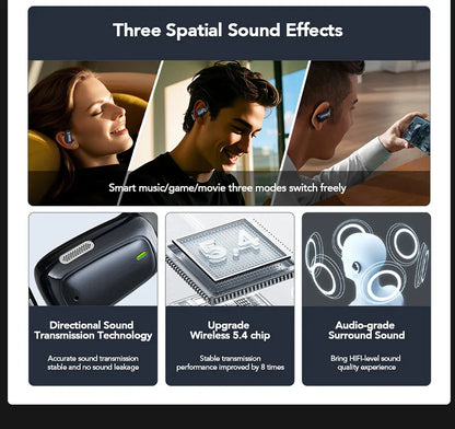 【AI Translator Earbuds】HTC NE25 Bluetooth Earphones LCD Touch Screen Sport Wireless Headphones Long Life with HD Mic