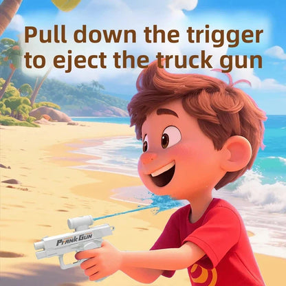 Prank Water Gun Continuous Firing Water Gun Two-way Water Gun Portable Small Pistol Outdoor Indoor Mischievous Shoot Water Guns