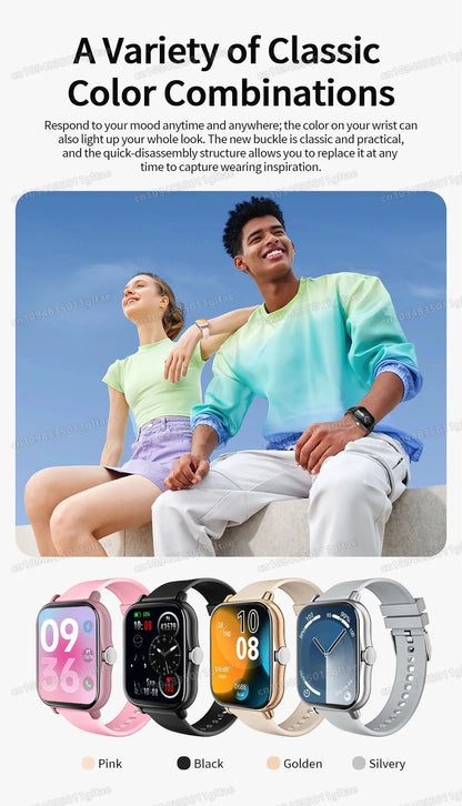 New Smartwatch BT Call Health&Sleep Monitoring 1.80''HD Screen Kids Smart Watch Waterproof Fashoin Sports Bracelet For Women Men
