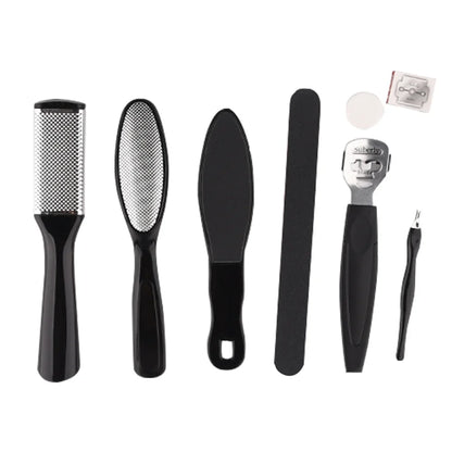 Pedicure Kit 8/10/15/23 in 1 Stainless Steel Professional Pedicure Tools Foot Rasp Peel Callus Dead Skin Remover  Care Pedicure