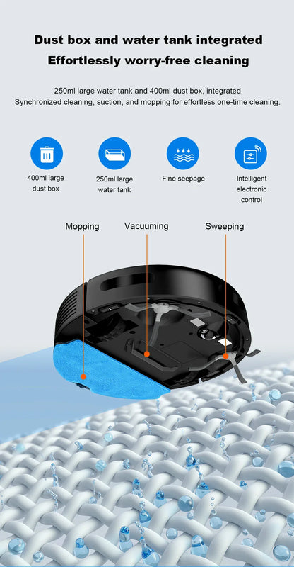 Robot Vacuum Cleaner LIECTROUX N7S-U,Smart Mapping,WiFi App,6KPa,5200MAH ,Brushless Motor,Ideal for Pet Hair