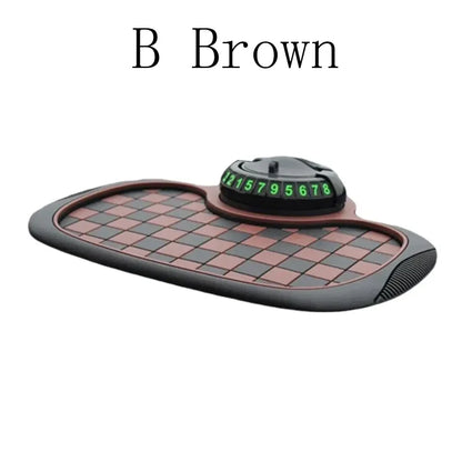 2 in 1 Car Phone Mount with Anti Slip Mat Dashboard Phone Holder 360-Degree Rotation Stable Smartphone Holder Universal