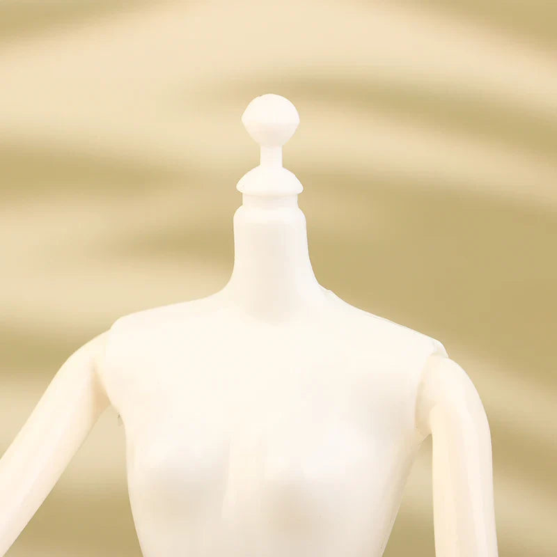 1/6 Doll Mannequin Coat Hanger Dollhouse Doll Skirt Support Wedding Mannequin Stand Humanoid Model Toy Doll Gown Display Form