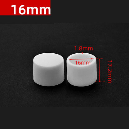 Round Rubber PVC Furniture Leg Caps 10mm/0.39in-50mm/1.97in White  Seal Stopper Pipe Covers Furniture Sofa Leg Pads Non-slip