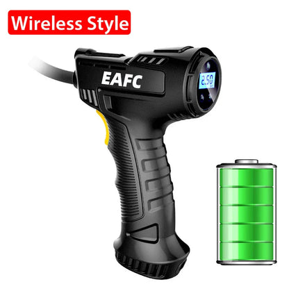 120W Car Air Pump Wireless/Wired Electric Car Tire Inflatable Pump Portable Air Compressor for Tires Digital Auto Tire Inflator