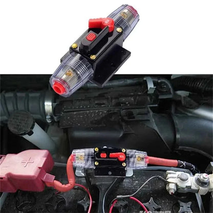 Circuit Breaker 12V 24V 20A 30A 40A 50A 60A 80A 100A Auto Car Bike Stereo Audio Solar Energy Circuit Breaker Reset Fuse Inverter