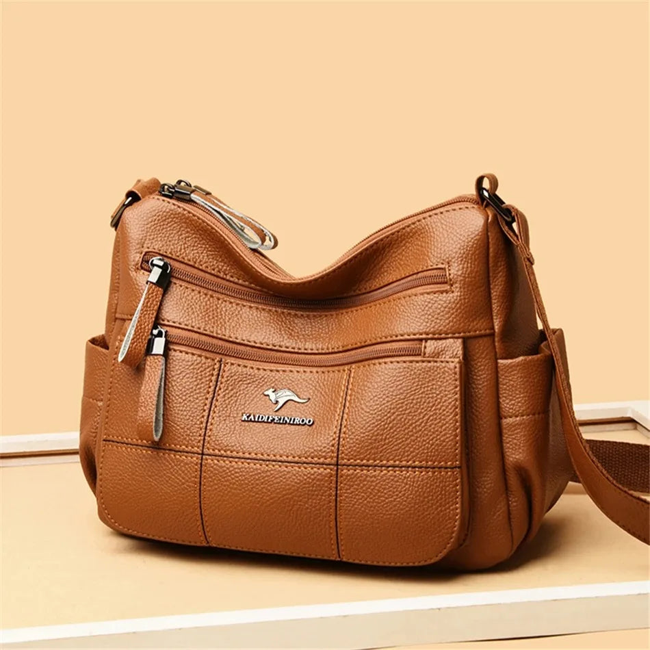 Genuine Brand PU Leather Sac Luxury Handbags Women Bags Designer Shoulder Crossbody Hand Bags for Women 2022 Purses and Handbags