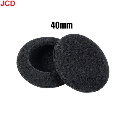 10pc Thickened Foam Ear Pads For Headphones Sponge Replacement Cushions Covers Earphones Case 35mm 40mm 50mm 55mm 60mm 70mm 75mm