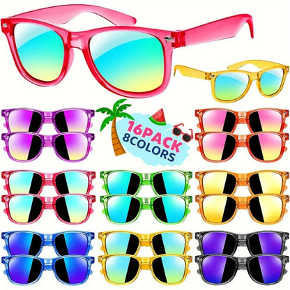 16/24 Pcs Cool Classic Fashion Glasses Kids Adult Birthday Wedding Party Guest Gifts, Classroom Rewards, Carnival Gift Packs