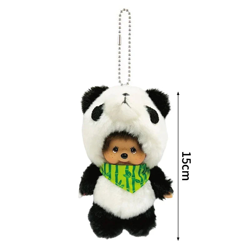 Monchhichi Plush Keychain Kawaii Monchichi Pendant Backpack Charms Cartoon Monchich Keyring Party Favor Gifts 키티 몬치치 モンチッチ