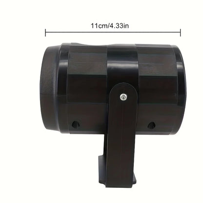 Christmas Snowflake LED Projector USB Powered with Rotating Base Durable Plastic for Indoor/Outdoor Holiday Decor