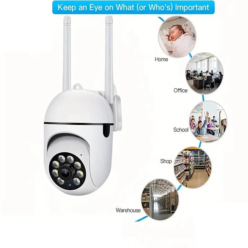 A7 Wireless Monitoring Camera 360 degree intercom 1080P Home Security Camera Remote HD Night Vision Camera Monitor Smart Home