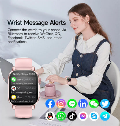 New Men Accurate Health Diagnosis ECG Smart Watch Blood Pressure Blood Oxygen Blood Fat Uric Acid Temp Bluetooth call Smartwatch
