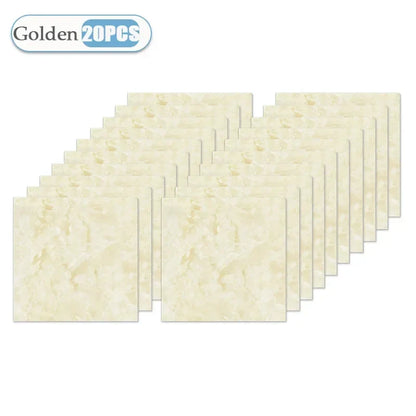 10/20/40PCS 30x30cm Self Adhesive Wallpaper Waterproof Tile Stickers FloorSticker for Kitchen Bathroom Ins Style Home Decor