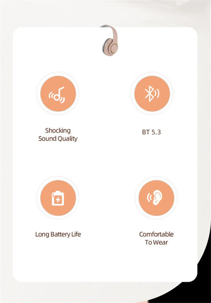 Shoumi 15 Hours Play Wireless Headset Bluetooth Television Headphone with Mic,Bluetooth Adapter Built-in Battery,for TV Computer