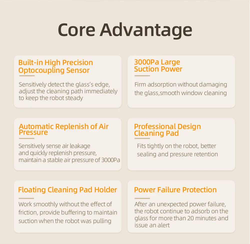 Robot Window Cleaner Liectroux YW509, 4-Way Water Spray,Home Glass Floor Window Robot Vacuum Cleaner,Strong Vacuum,Smart Memory