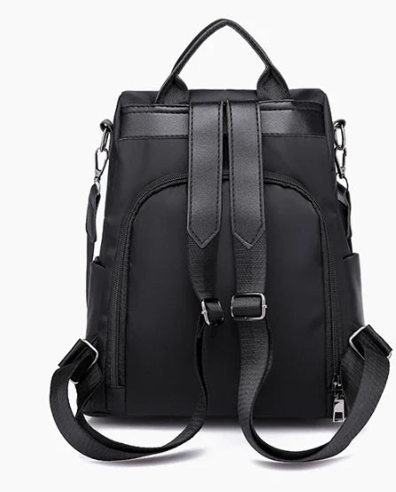 Anti-theft backpack women's bag 2024 new Korean version trendy fashion bag nylon canvas oxford cloth backpack