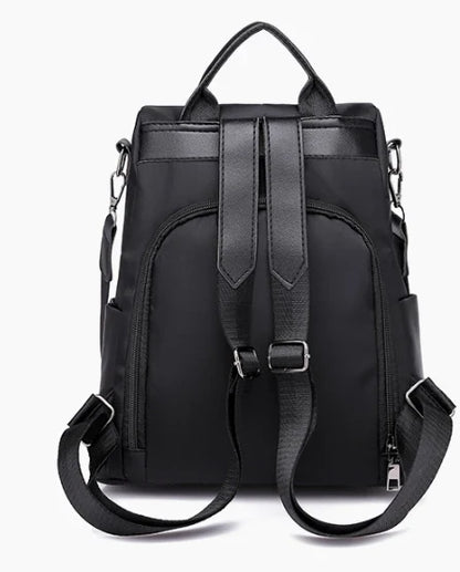 Anti-theft backpack women's bag 2024 new Korean version trendy fashion bag nylon canvas oxford cloth backpack