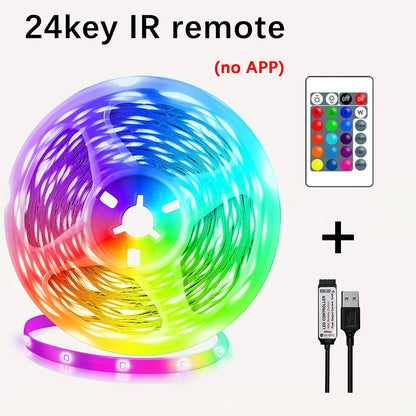 5V USB Led Strip Lights 5m 10m 20m 30m Led Room Light Flexible Ribbon Luces Led Tape for Home Room Bedroom Decor TV Backlight