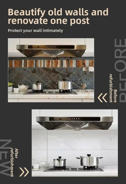 10-40PCS Imitation Marble 3D Ceramic Tile Wall Renovation Decoration Sticker Waterproof Self-adhesive Home Floor Sticker