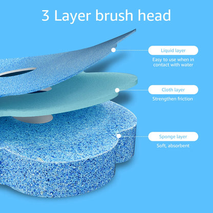 18/36Pcs Toilet Brush With Disposable Replacement Head Kits Upgrade Long Handle Bathroom Cleaning Brush For Home Wc Accessories