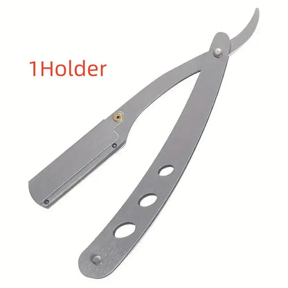 Shaving Razor Face Manual Shaves Blades Foldable Straight  Safety Razor Men Stainless Steel Care Body Face Hair Removal Knife