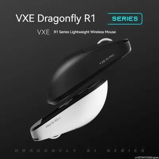 ATK VXE Dragonfly R1 Mouse of The Game E-Sports Long Battery Life Paw3395 Lightweight Ergonomic Three-Mode Bluetooth Mouse