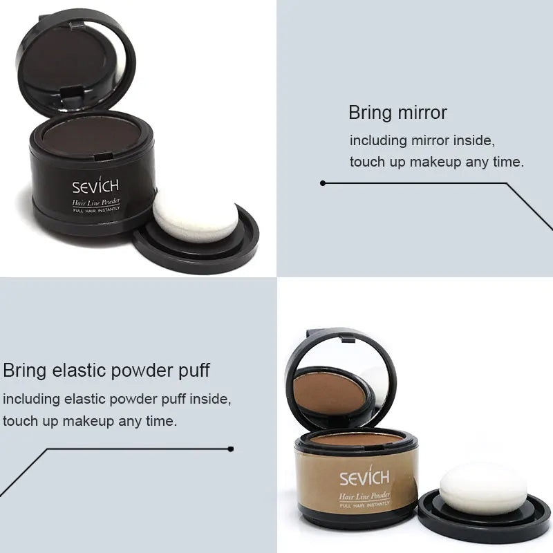 Sevich Beard Filler Powder – Waterproof Shadow & Root Cover-Up for Men