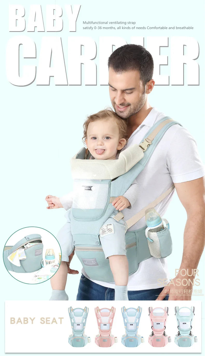 Baby Carrier Ergonomic Infant Multifunctional Waist Stool Newborn To Toddler Multi-use Before and After Kangaroo Bag Accessories
