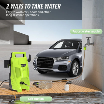 2300W Electric High Pressure Washer 480Bar PSI Power Jet Wash Patio Car Jet Washers,7m Hose & 5.5m Power Cord, Adjustable Nozzle