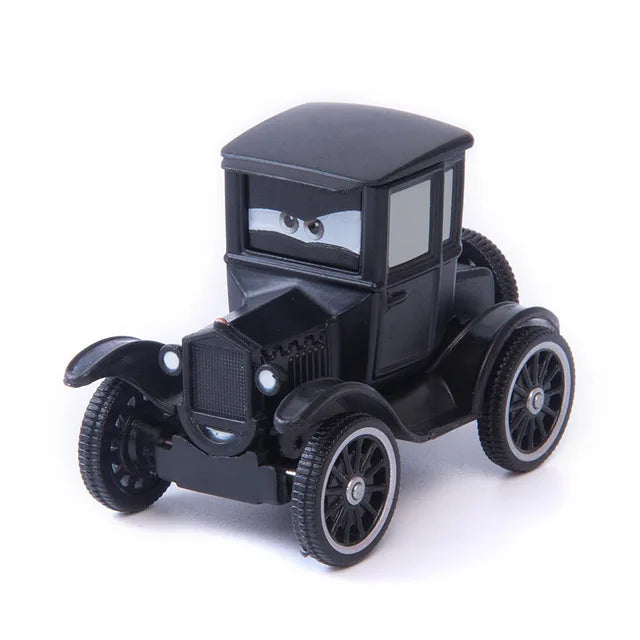 Cars Disney Pixar Cars Toy Lightning McQueen Jackson Storm Mater Sally Sheriff 1:55 Diecast Model Car Toy Children Birthday Gift