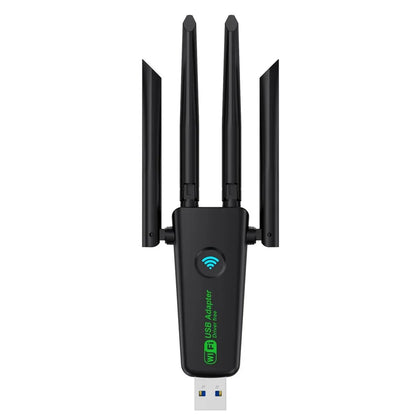 1300Mbps WiFi USB Adapter Dual Band 2.4G/5Ghz Wi-Fi Dongle USB3.0 High-Speed 802.11AC 4-Antennas Wireless Receiver Driver Free