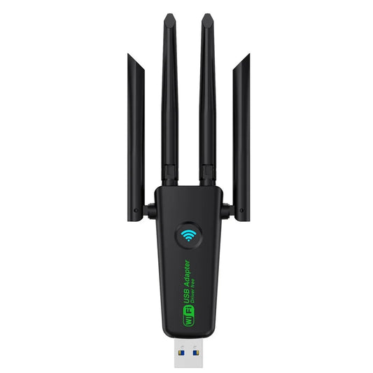 1300Mbps WiFi USB Adapter Dual Band 2.4G/5Ghz Wi-Fi Dongle USB3.0 High-Speed 802.11AC 4-Antennas Wireless Receiver Driver Free