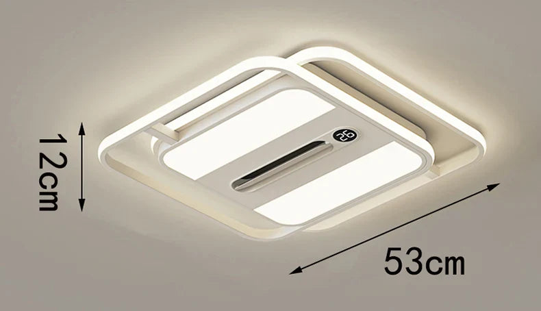 LED ultra-thin ceiling light, modern and simple living room lighting fixture, 2026 new atmospheric rectangular bedroom light