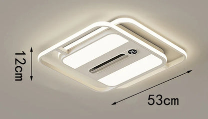 LED ultra-thin ceiling light, modern and simple living room lighting fixture, 2026 new atmospheric rectangular bedroom light