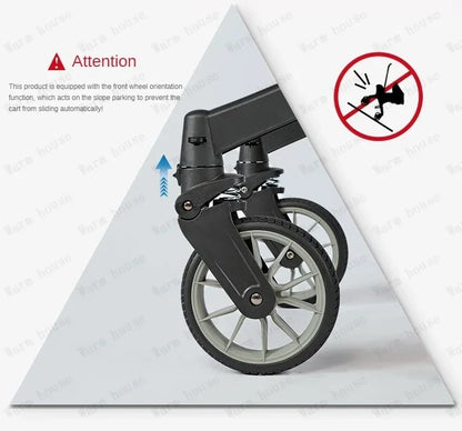 EU STOCK Foldable Lightweight baby stroller Multifunctional Four Wheels poussette bebe 3 en 1 Portable baby wagon