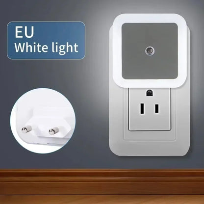 1/6PCS Wireless LED Night Light Sensor Light EU/UK Night lights Larger Aperture For Children Room Bedroom Decoration Lighting