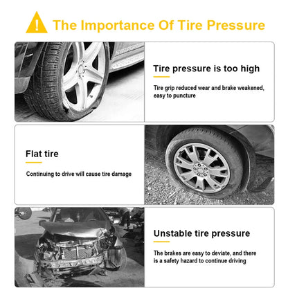 120W Wireless Digital Tire Inflator Portable Air Compressor Inflatable Pump 12V Air Pump Rechargeable For Car Motorcycle Tire