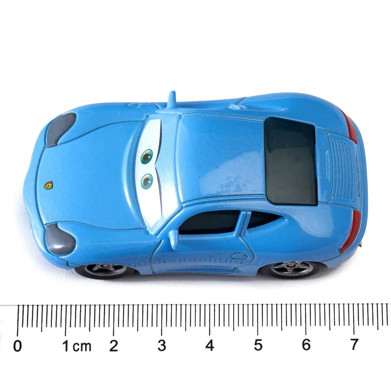 Cars toy Pixar Cars Toy Lightning McQueen Jackson Storm Mater Sally Sheriff 1:55 Diecast Model Car Toy Children Birthday Gift
