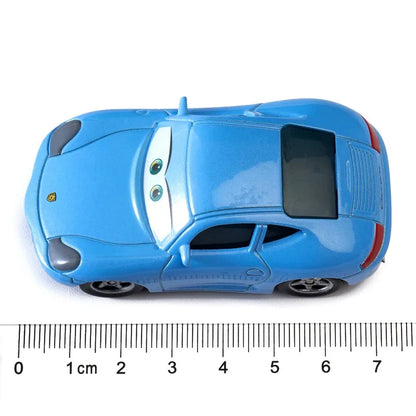 Cars toy Pixar Cars Toy Lightning McQueen Jackson Storm Mater Sally Sheriff 1:55 Diecast Model Car Toy Children Birthday Gift