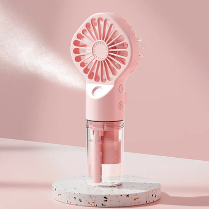 Baby 3 Speeds Stroller Mini Fan With Light Portable USB Charging Fan Mobile Phone Holder Stroller Accessories Baby Newborn Items