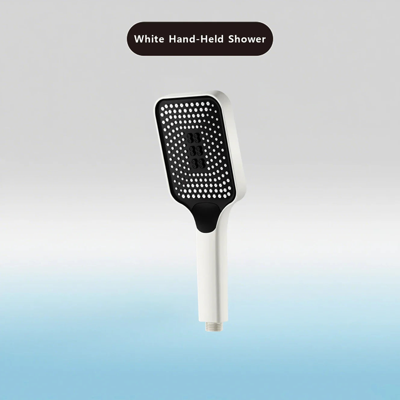 Large Flow High Pressure Shower Head Spray Bathroom Rain Shower Silicone Water-saving Nozzle Pressurization Handheld Accessories
