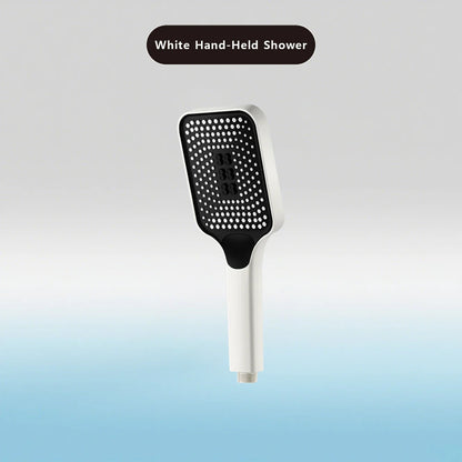 Large Flow High Pressure Shower Head Spray Bathroom Rain Shower Silicone Water-saving Nozzle Pressurization Handheld Accessories