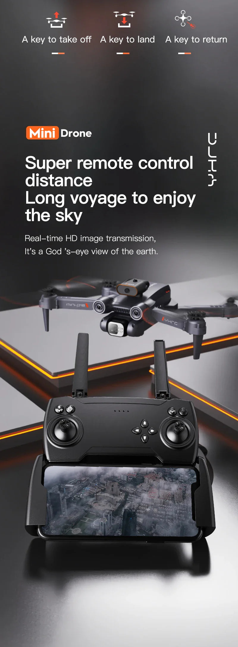 8K Dual Camera Obstacle Avoidance Drone Aerial Photography Laser Obstacle Avoidance Option Flow Helicopter Gift Toy Kid RC Drone