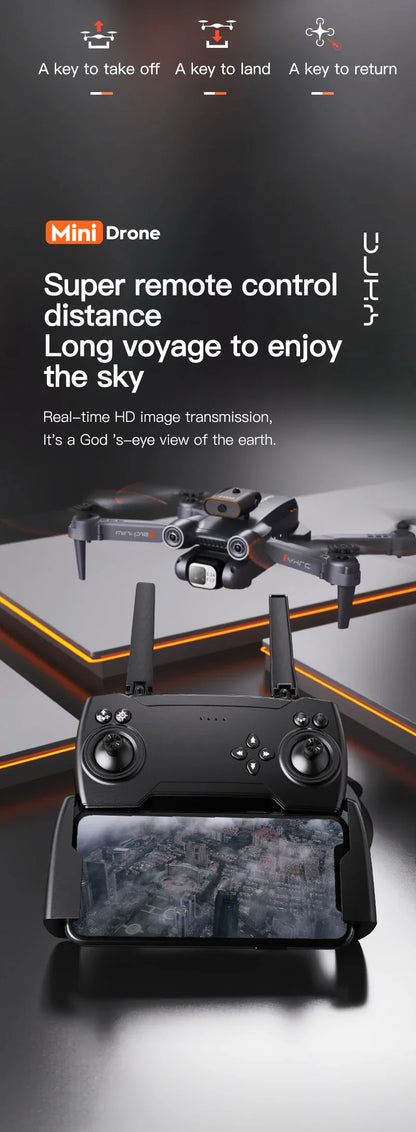 8K Dual Camera Obstacle Avoidance Drone Aerial Photography Laser Obstacle Avoidance Option Flow Helicopter Gift Toy Kid RC Drone