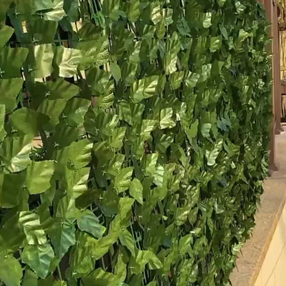 For Home Outdoor Garden Balcony Decoration 0.5X3m Artificial Ivy Hedge Green Leaf Fence Panels Faux Privacy Fence Screen